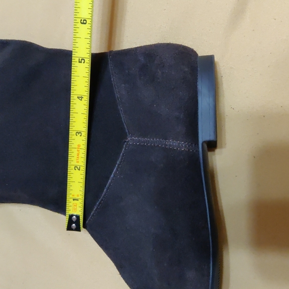 Ladies brown suede below the knee boots - Picture 6 of 6